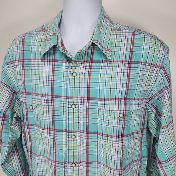 Polo Ralph Lauren Other - Vintage Polo Ralph Lauren Western Classic Fit Pearl Snap Shirt Mens‎ XL